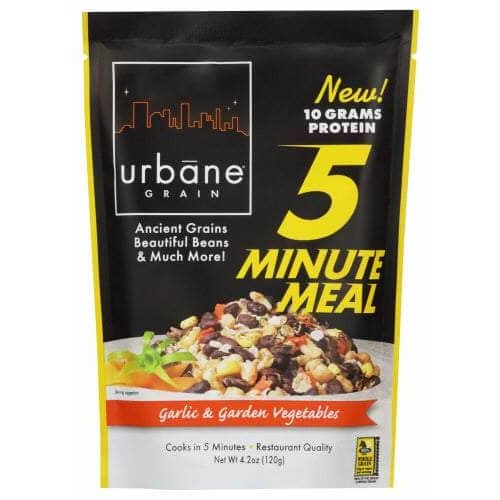 URBANE GRAIN Grocery > Pantry > Food URBANE GRAIN: 5 Minute Meal Garlic and Garden Vegetables, 4.2 oz