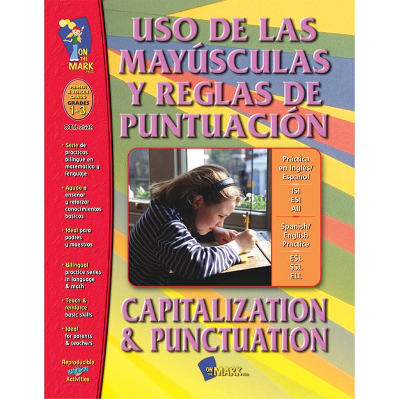Uso De Las Mayusculas Y Reglas De Punctuacion Capitalization (Pack of 3) - Language Arts - On The Mark Press