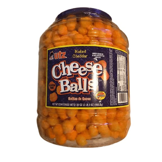 Utz Utz Baked Cheddar Cheese Balls, 35 oz