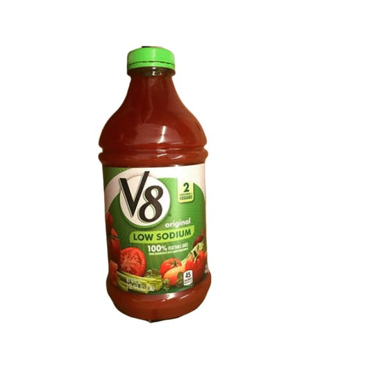 V8 100% Vegetable Juice V8® Low Sodium 100% Vegetable Juice, 46 fl oz - ShelHealth.Com