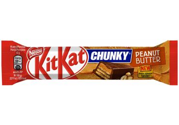 Nestle Kit Kat Chunky Chocolate Wafer Bar with Peanut Butter 1.5 oz (42 g) - Nestle