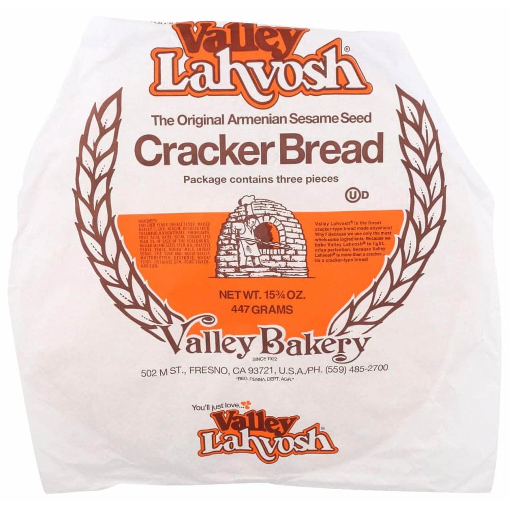 VALLEY LAHVOSH Grocery > Bread VALLEY LAHVOSH Cracker Bread Original, 15.75 oz