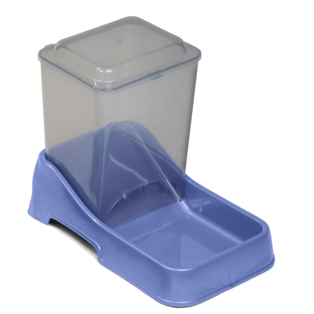 Van Ness Plastics Auto Feeder Blue Clear Medium - Pet Supplies - Van Ness