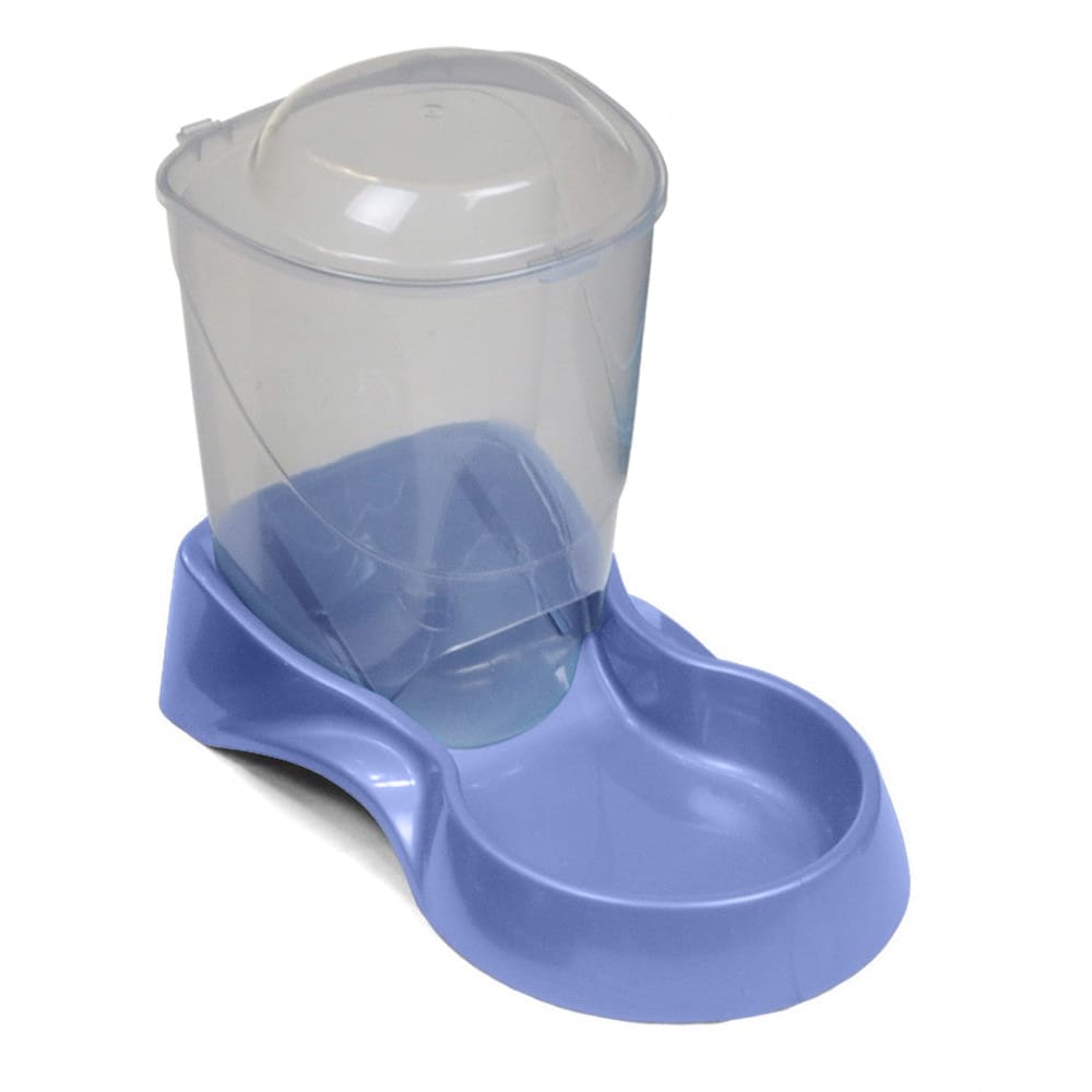 Van Ness Plastics Auto Feeder Blue Clear Small - Pet Supplies - Van Ness