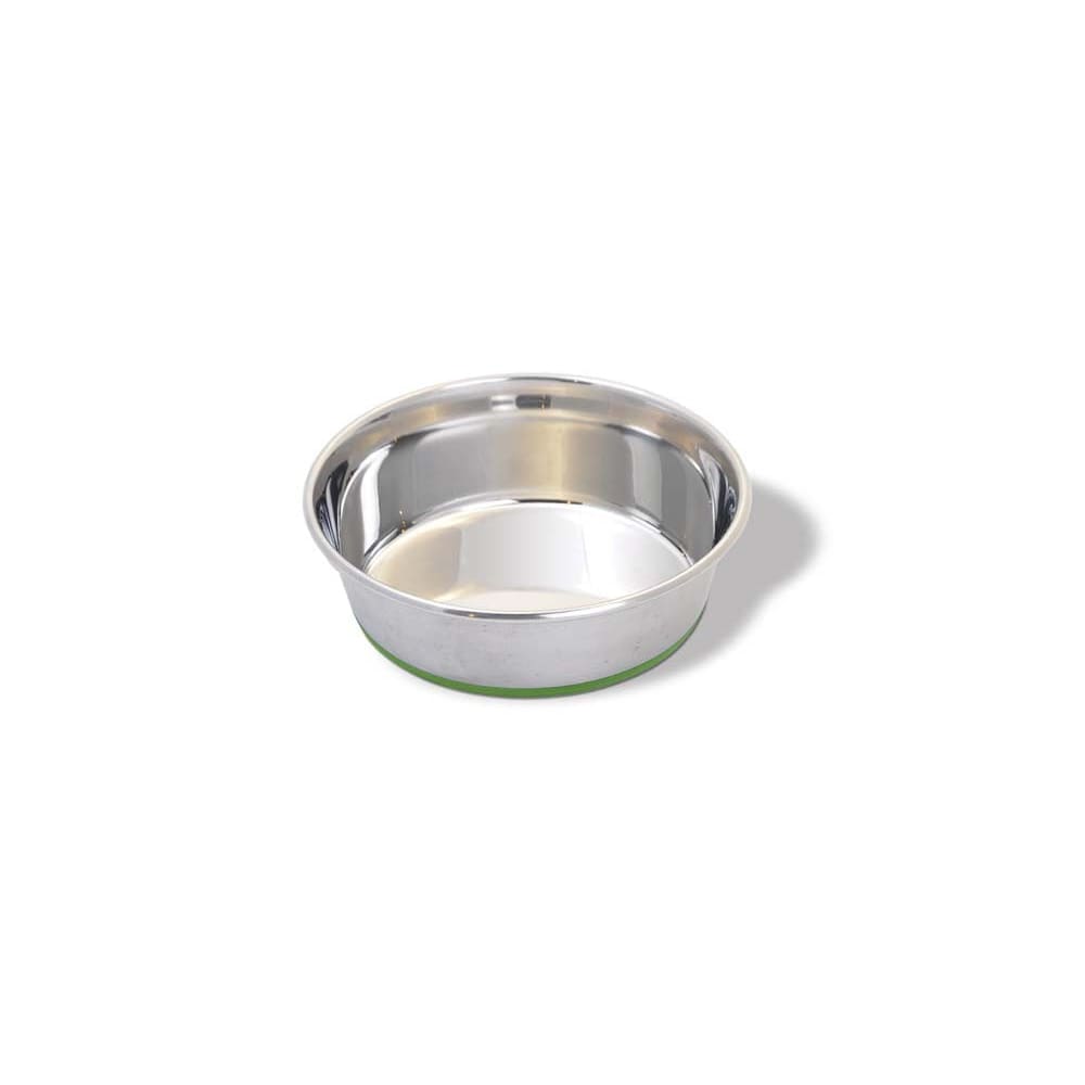 Van Ness Plastics Heavyweight Stainless Steel Cat Bowl Silver - Pet Supplies - Van Ness