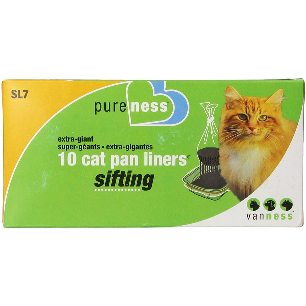 Van Ness Plastics Sifting Cat Pan Liner 10 Count ExtraGiant ShelHealth