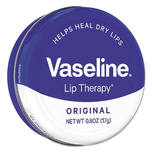 Vaseline Lip Therapy Original 0.6 Oz Mini Tin 12/carton - Janitorial & Sanitation - Vaseline®