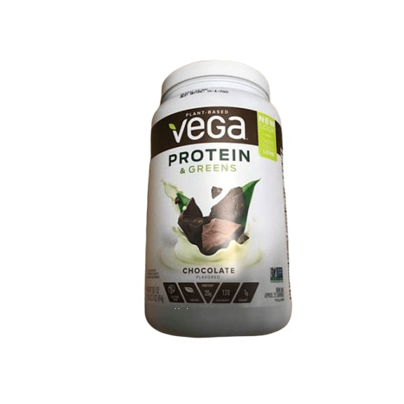 Vega Protein & Greens, Chocolate Flavored, 28.7 oz. - ShelHealth.Com