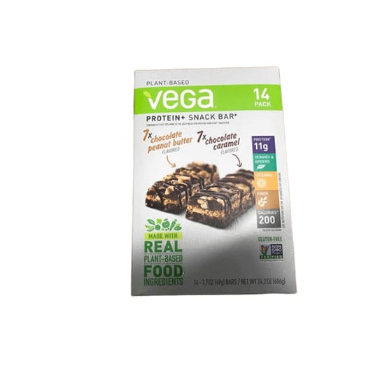 Vega Protein+ Snack Bars, 14 ct./1.7 oz. - ShelHealth.Com