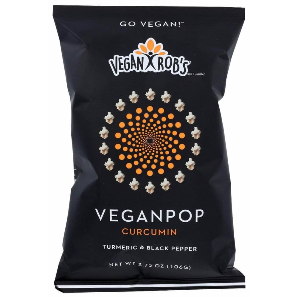 VEGANROBS Veganrobs Popcorn Turmeric & Ppr, 3.75 Oz