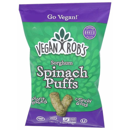 VEGANROBS Veganrobs Spinach Puffs, 3.5 Oz