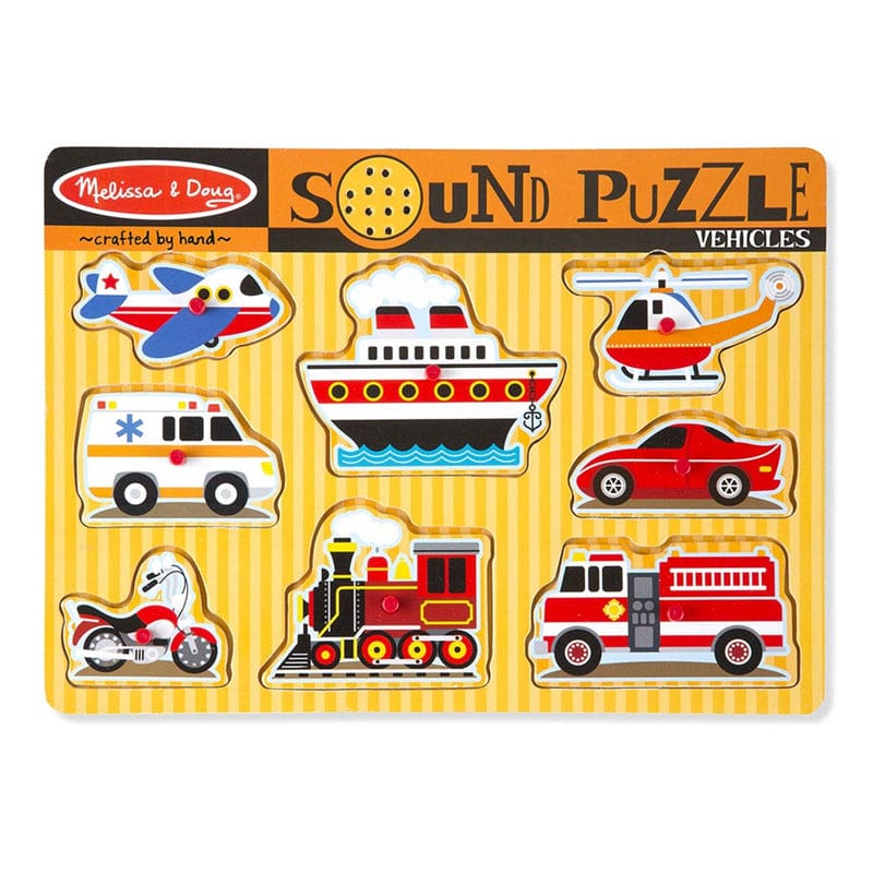 Vehicles Sound Puzzle (Pack of 2) - Puzzles - Melissa & Doug