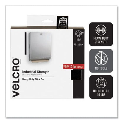 VELCRO Brand Industrial-strength Heavy-duty Fasteners With Dispenser Box 2 X 15 Ft Black - Office - VELCRO® Brand