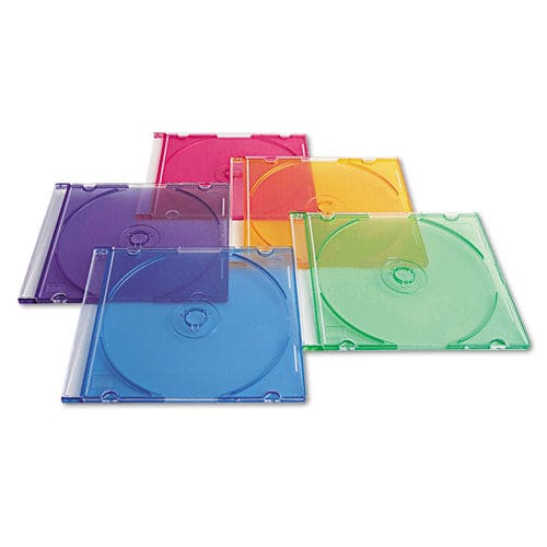 Verbatim Cd/dvd Slim Case Assorted Colors 50/pack - Technology - Verbatim®