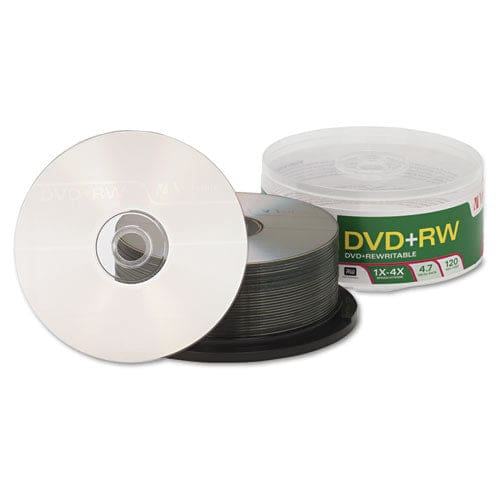 Verbatim Dvd+rw Rewritable Disc 4.7 Gb 4x Spindle Silver 30/pack - Technology - Verbatim®