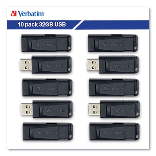 Verbatim Store ’n’ Go Usb Flash Drive Business Bulk 32 Gb Black 10/pack - Technology - Verbatim®