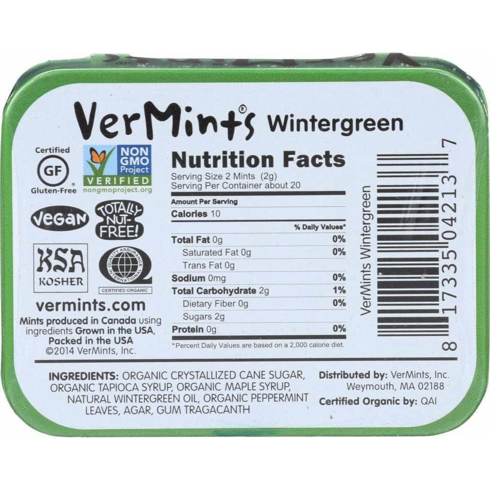 Vermints Vermints All Natural Wintermints, 1.41 oz