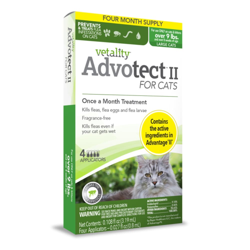 Vetality Advotect II Cat Flea Treatment - Pet Supplies - Vetality