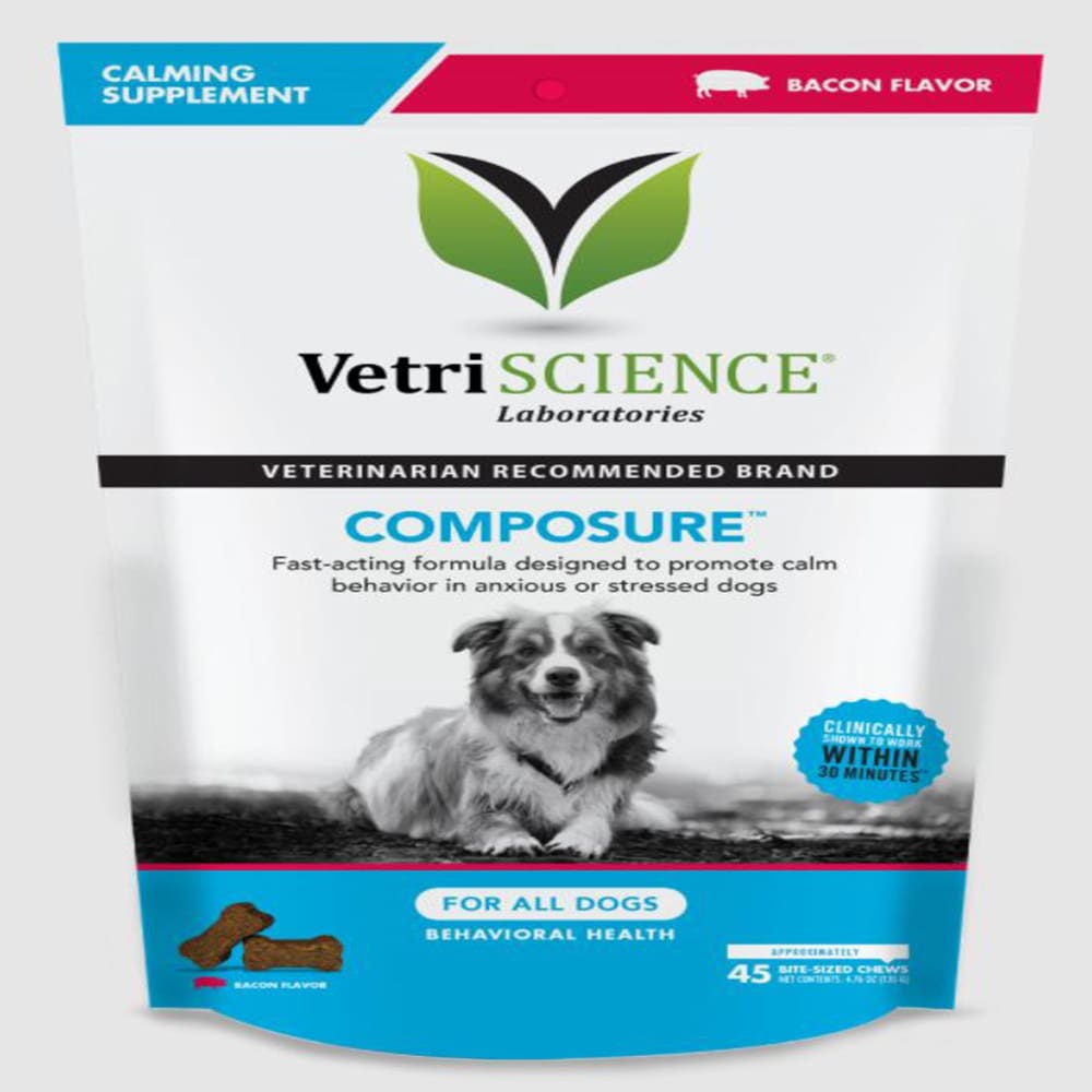 Vetriscience Dog Composure Bacon 5.64 Oz - Pet Supplies - Vetriscience