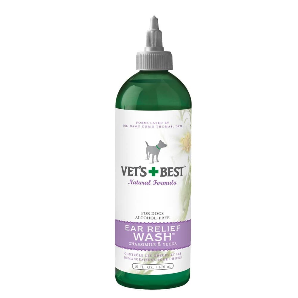 Vet’s Best Ear Relief Wash 16 fl. oz - Pet Supplies - Vets Best