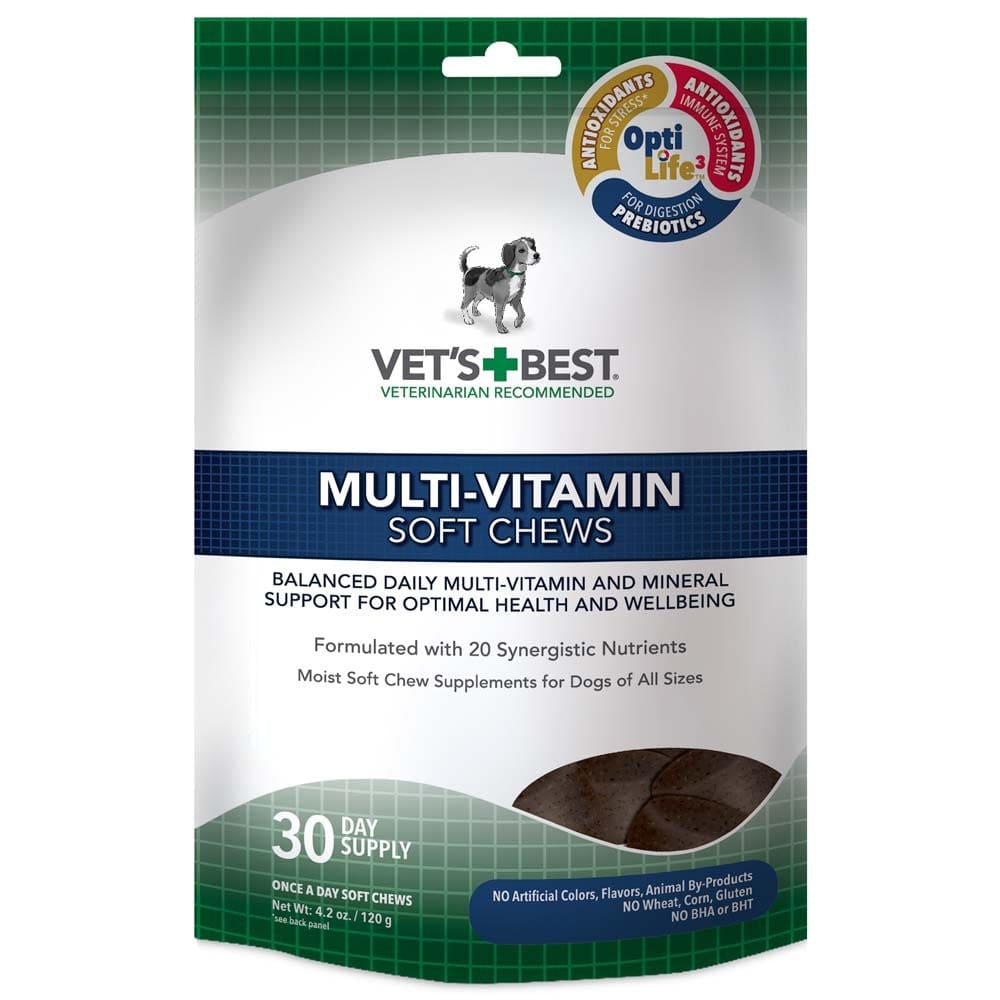 Vet’s Best MultiVitamins Soft Chews 1ea/30 Chews 4.2 oz - Pet Supplies - Vets Best