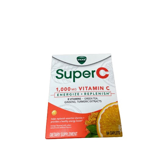 Vicks Vicks Super C Daytime Daily Supplement to Energize and Replenish with Vitamin C, 84 ct.