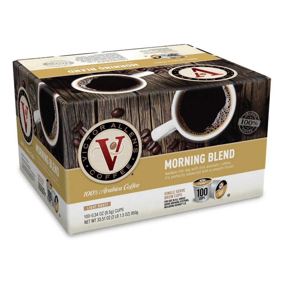 Victor Allen’s Single-Serve Cups Morning Blend (100 ct.) - K-Cups & Single Serve Coffee - Victor