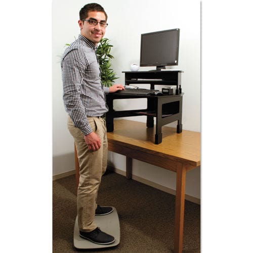 Victor Steppie Balance Board 22.5w X 14.5d X 2.13h Two-tone Gray - Furniture - Victor®