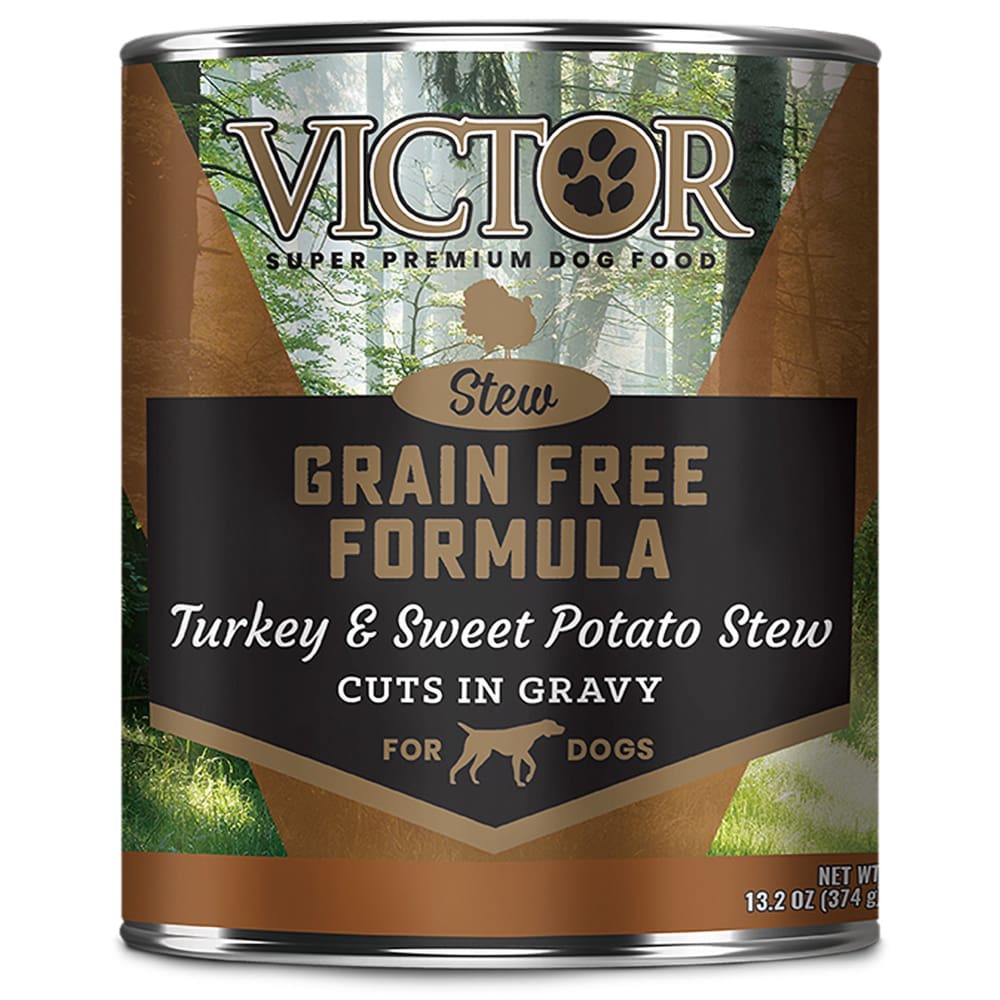 Victor Super Premium Dog Food Grain Free Turkey and Sweet Potato-Canine Dog Food 13.2 oz - Pet Supplies - Victor Super