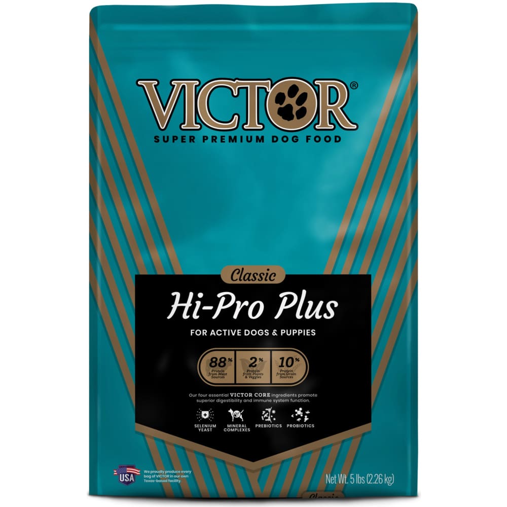 Victor Super Premium Dog Food Hi-Pro Plus 5 lb - Pet Supplies - Victor Super