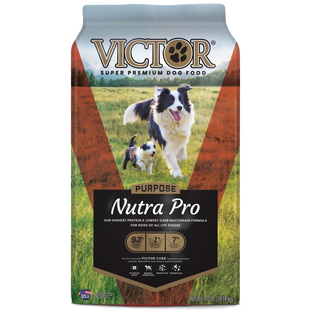 Victor Super Premium Dog Food Nutra Pro 40 lb - Pet Supplies - Victor Super