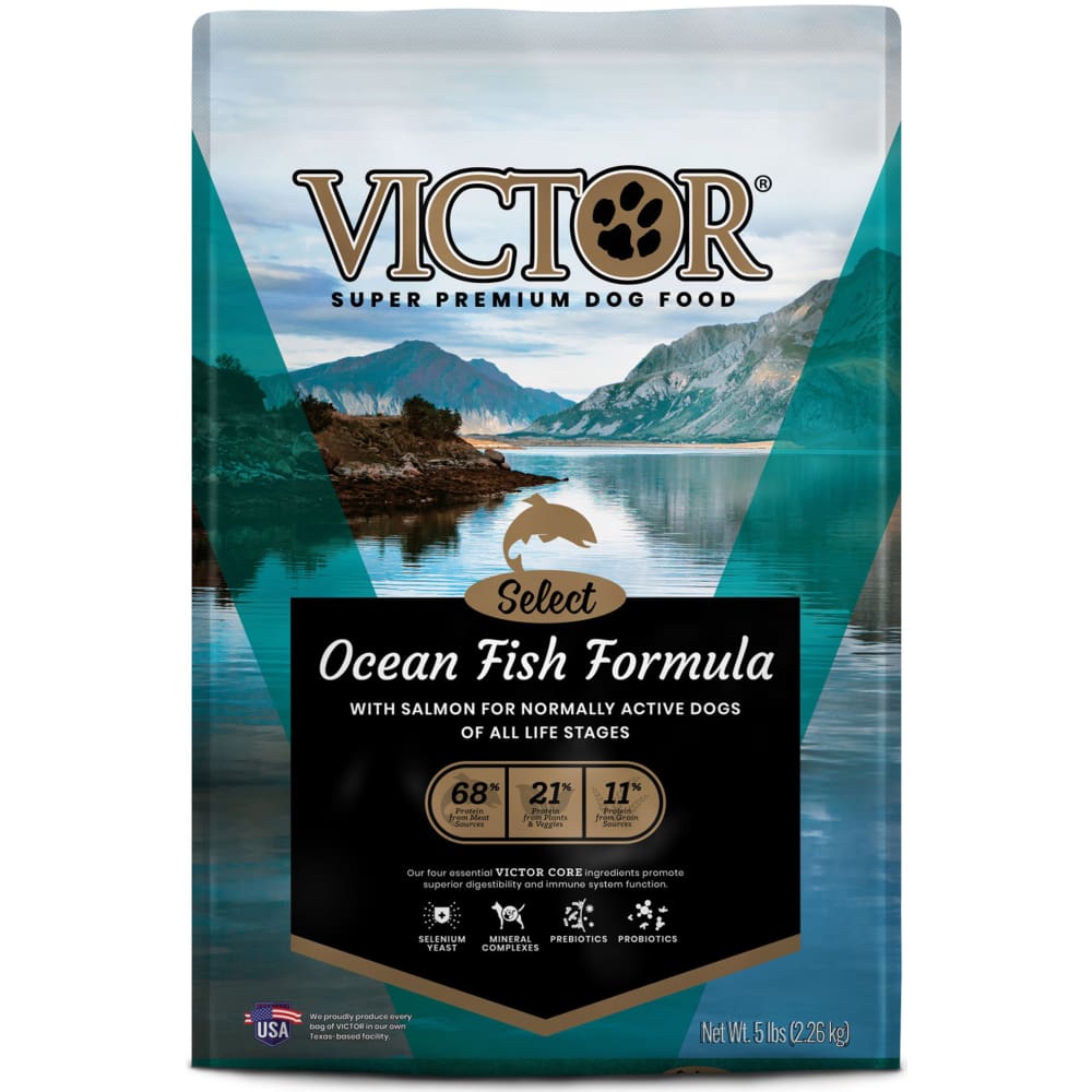 Victor Super Premium Dog Food Ocean Fish 5 lb - Pet Supplies - Victor Super