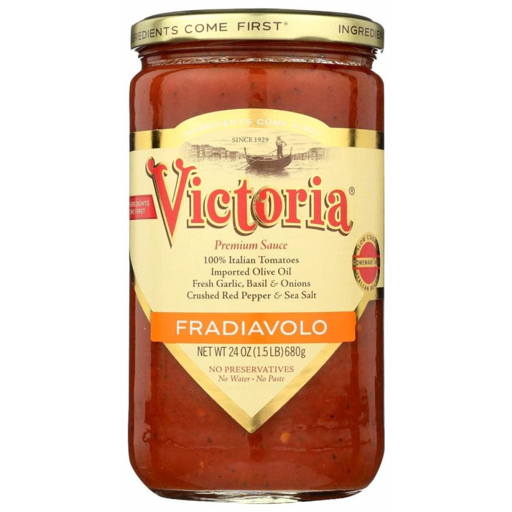 VICTORIA Grocery > Pantry > Pasta and Sauces VICTORIA Sauce Fra Diavolo, 24 oz