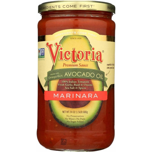 VICTORIA Grocery > Pantry > Pasta and Sauces VICTORIA Sauce Marinara Avcdo Oil, 24 oz