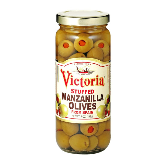 Victoria Victoria Stuffed Manzanilla Olives, 7 oz