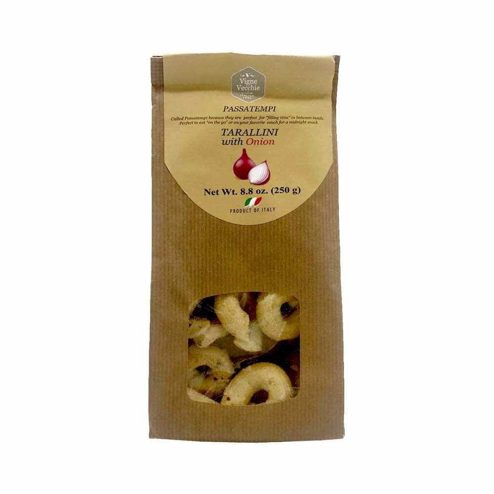 VIGNE VECCHIE Vigne Vecchie Tarallini Onion, 8.8 Oz