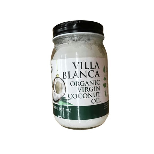 Villa Blanca Organic Virgin Coconut Oil, 14 oz - ShelHealth.Com