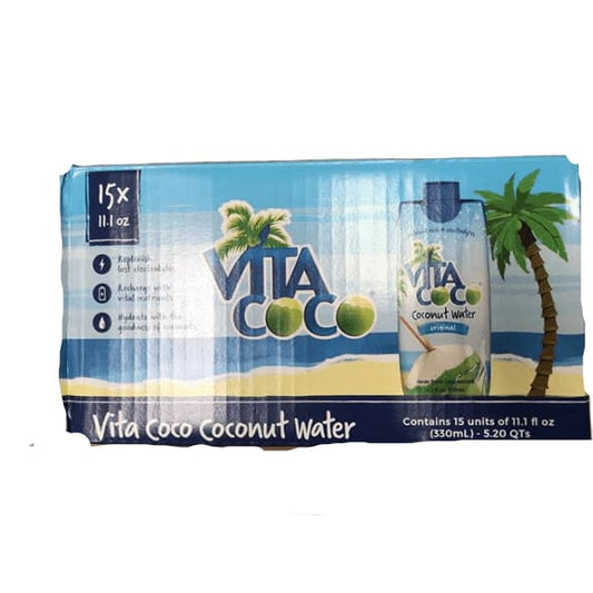 Vita Coco Pure Coconut Water, 15 pk./330mL - ShelHealth.Com