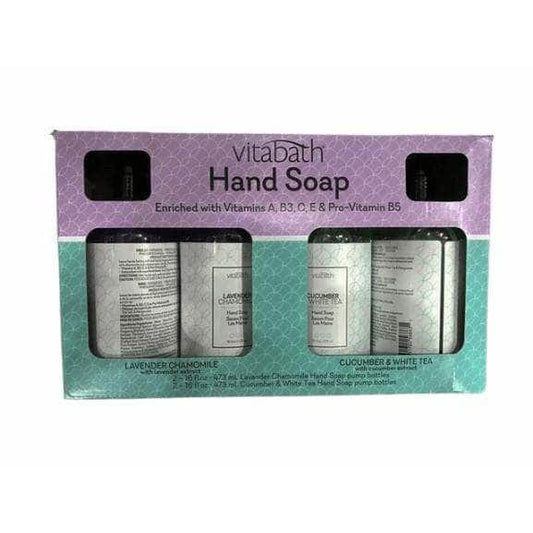 vitabath Hand Soap Enriched with Vitamins, 4 x 16 oz. - ShelHealth.Com