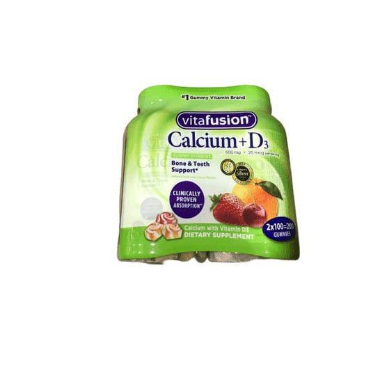 Vitafusion Calcium Gummies, Bone Support, 500 mg (200 ct.) - ShelHealth.Com