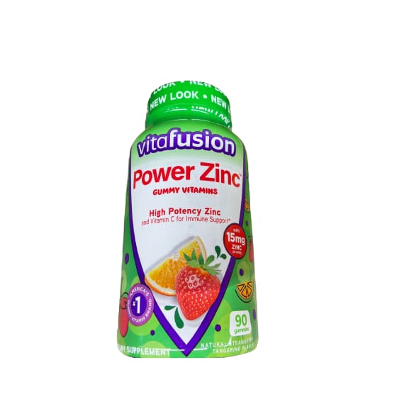 vitaFusion Power Zinc Gummy Vitamins, 90 gummies. ShelHealth