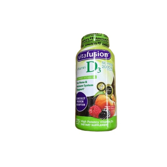 Vitafusion Vitamin D3 Gummy Vitamins, Assorted Flavors, 275 Count - ShelHealth.Com