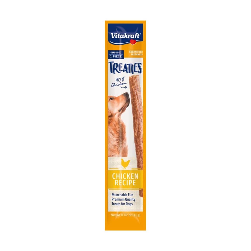 Vitakraft Treaties Smoked Chicken Recipe Dog Treat 0.42 oz 1 Piece - Pet Supplies - Vitakraft