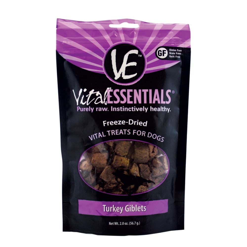 Vital Essentials® Freeze-Dried Turkey Giblets Dog Treats 2.0 oz - Pet Supplies - Vital Essentials