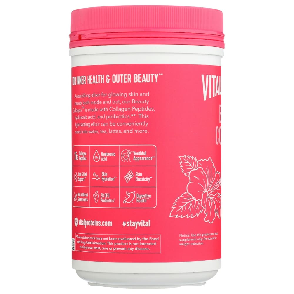 VITAL PROTEINS: Beauty Collagen Tropical Hibiscus 9.6 oz - Vitamins & Supplements > Vitamins & Minerals - Vital Proteins