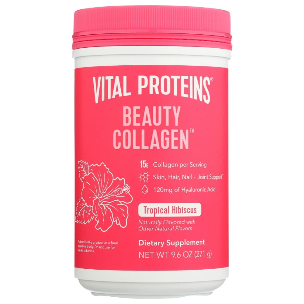 VITAL PROTEINS: Beauty Collagen Tropical Hibiscus 9.6 oz - Vitamins & Supplements > Vitamins & Minerals - Vital Proteins