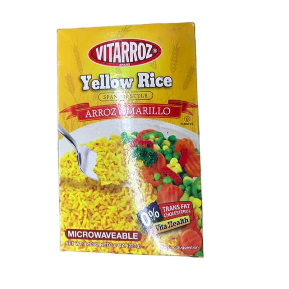 Vitarroz Yellow Rice Spanish Style, Arroz Amarillo, 8 oz - ShelHealth.Com