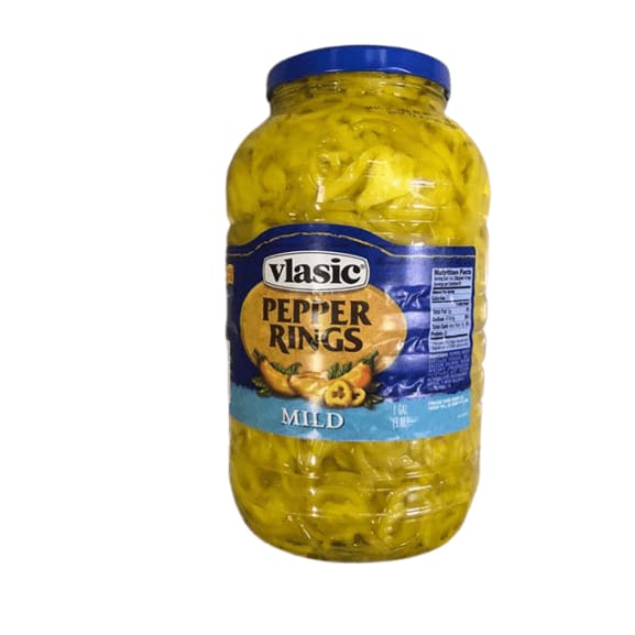 vlasic Banana Pepper Rings Mild, 128 oz. - ShelHealth.Com