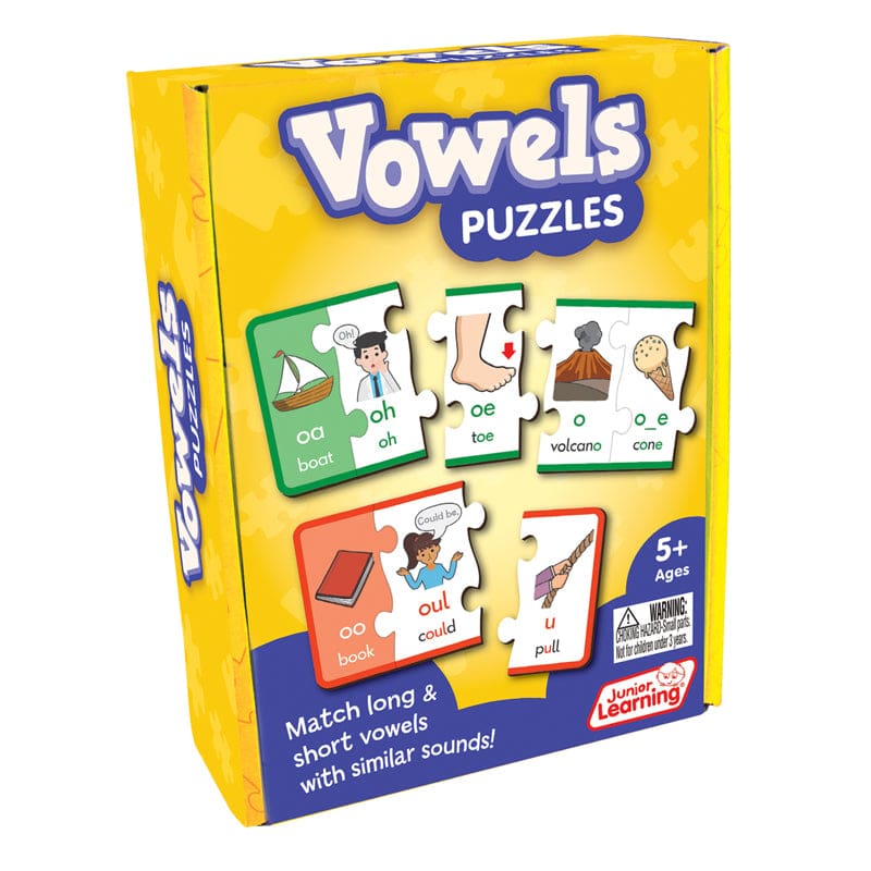 Vowel Puzzles (Pack of 6) - Language Arts - Junior Learning