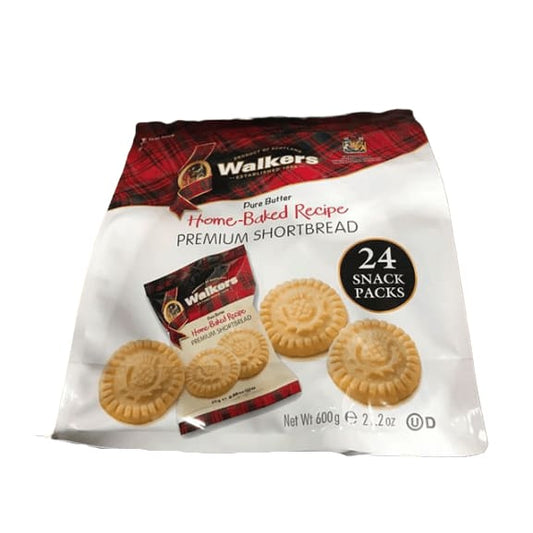 Walkers Premium Shortbread Rounds, 24 Snack Packs - ShelHealth.Com